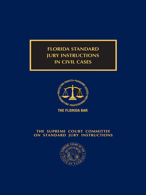 cover image of Florida Standard Jury Instructions in Civil Cases
